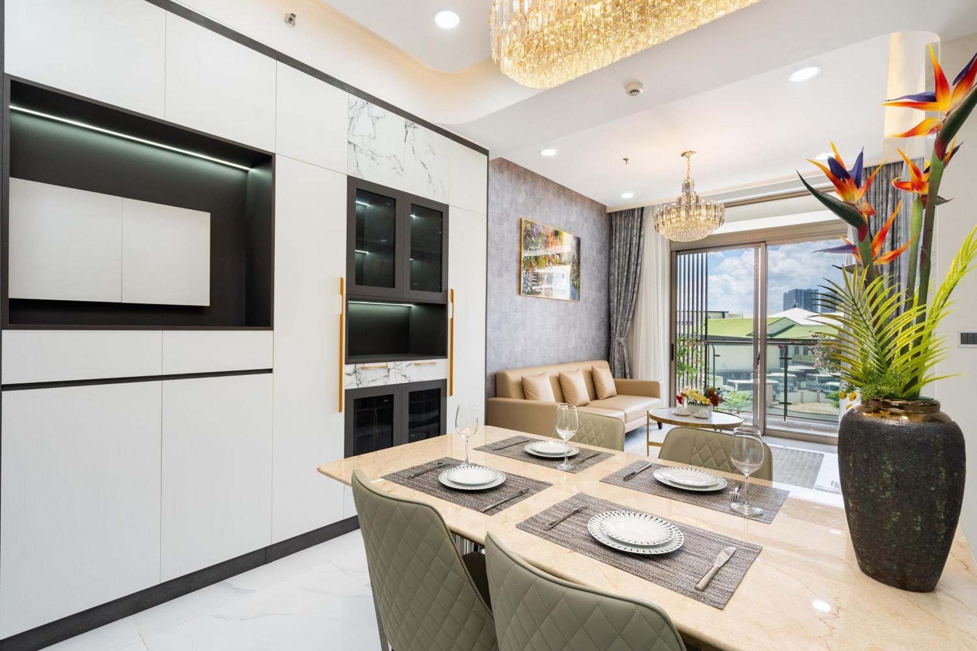 The Peak Midtown Twobedroom With Balcony Ho Si Minh-város Kültér fotó